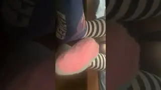 short little sock tease