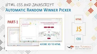 [Part1] Automatic Random Winner Picker | XD to HTML Convert