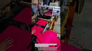Automatic Screen Printing Work Tool for Fast Promotional Bag Production for time saving work