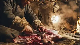 Extreme Winter Survival Skills #WinterSurvival#MongolianSurvival#SnowSurvival#SurvivalFilm