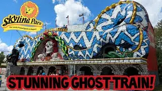 HUGE Ghost Train! Geisterbahn - Skyline Park