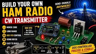 6000+ KM Range കിട്ടുന്ന വയർലെസ്സ് Radio station ഉണ്ടാക്കാം. How to Make 40M band QRP CW transmitter