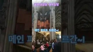 특파원수첩 쾰른 대성당의 메인 파이프 트랩센트 오르간. 성당내 파이프 오르간이 3곳에 설치되어 있어요. 구독과좋아요🌹관광명소 미리보기 세븐틴