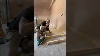 Building a raised platform 😬#diy #carpentry #explore #howto #trending #tips #powertools #mancave