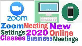 💥Complete beginners Guide Zoom Meeting on Mobile,New Settings 2020 Updated