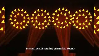 2PCS 200W Mini BEAM SPOT LED Moving Head Beam&Spot 24 Rotating