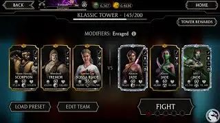 Fatal Klassic Tower Battle 145 | Mortal Kombat Mobile
