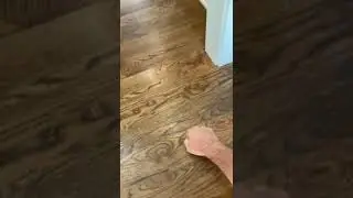 Hollow sound under hardwood