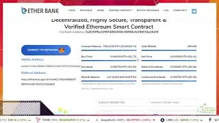 EtherBank ETH Dapp (Ethereum Gold Clone)
