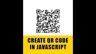 How to Create QR Code in Pure Javascript ! Just for Fun