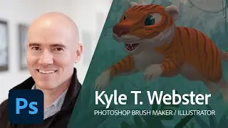 Live Digital Painting with Kyle T. Webster (KyleBrush) 2/3 | Adobe Creative Cloud