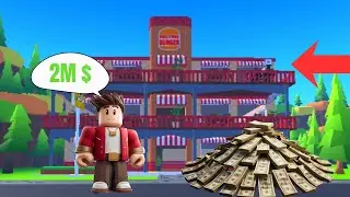  I got 2 Million dollars in my 3 floors restaurant in BURGERIA TYCOON 💲🤑