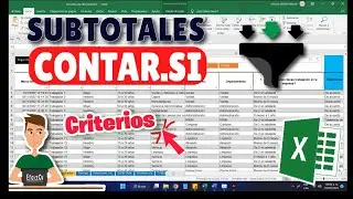 SUBTOTALES y CONTAR.SI cuando se utiliza Autofiltro en Excel