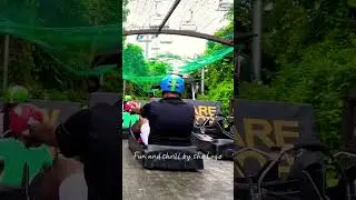 Fun and thrill by the luge #4k #jalanjalan #touristplace #placestovisit #videography #sentosa