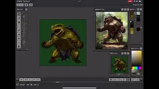 Pixel art | Monster turtle - Part 1
