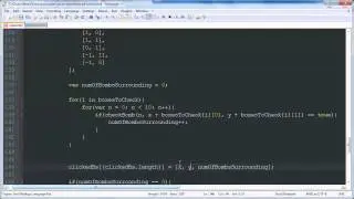 Surrounding Boxes 3 - Minesweeper JavaScript & Canvas Game Development Tutorial 9