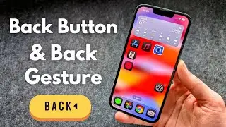 iPhone 16E - How to Go BACK in Apps, Settings, Pages & Menus - Back Button / Back Gesture Navigation