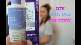 HAIR DYE DIY TIME ION PERMANENT BRIGHTS PURPLE REVIEW