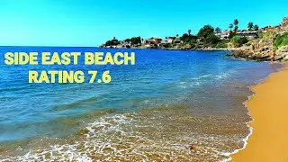 Side east beach (the closest part to the city).  Rating 7.6 out of 10 points.