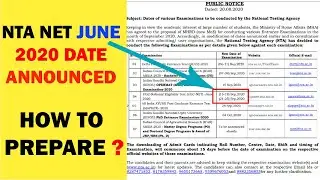 NTA UGC NET JUNE 2020 DATE ANNOUNCED| NTA NET EXAM on SEP 2020| #ntanet2020 #ugcnet2020