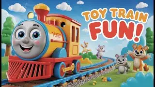 🚂 Toy Train Adventure Song for Kids | Choo Choo Train Cartoon | Fun Learning Video