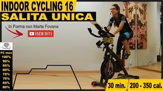 Indoor Cycling Workout - Salita Unica  -  Lezione Completa Spinning ITALIANO - 30 minuti 16