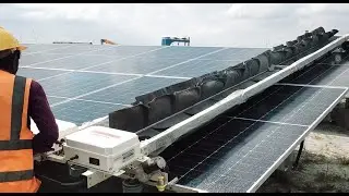 Automatic Solar Panel Cleaning Machine | Modern Automatic Solar Panel Cleaning  Machines Technology