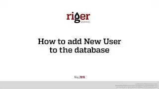 How To Add New User? RigER Oilfield Software for Energy Service and Rental Companies