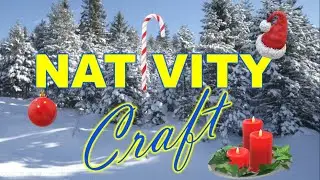 Nativity scene craft | Christmas crib | Easy creative craft | Christmas | Christmas craft