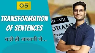 L-5, Transformation | Transformation of Sentences | Rules/Concept/In Hindi | Simple/Compound/Complex