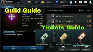 Darkness Rises Tips and Tricks: Guild Guide & Getting Tickets(Instant Clear, Gold, EXP)
