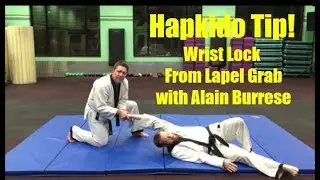 Hapkido Wrist Lock From Lapel Grab with Alain Burrese