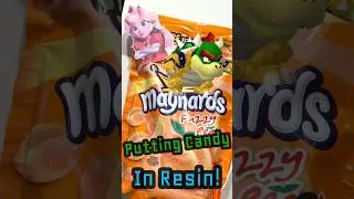 Putting Candy in Resin | Episode 10 | Fuzzy Peaches #resin #peaches #candy