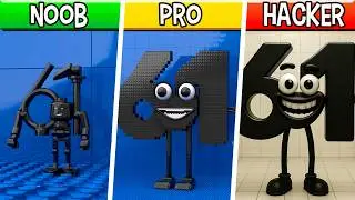 LEGO 61 (Six One) : Noob, Pro, HACKER! / (Italian Brainrot Animals Meme)