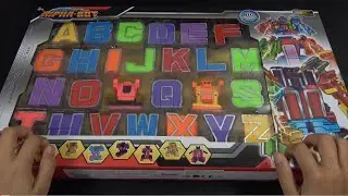 [🐶toy asmr🐶]Unboxing and Review Alphabet A-Z Robot Transformers 피젯보드 No talking Review