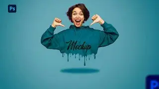Create Drip Effect Hoodie Mockup in Photoshop | Easy Tutorial