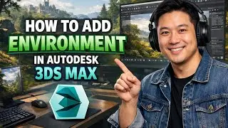 How to ADD ENVIRONMENT in Autodesk 3ds Max (Step by Step)