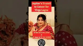 Impact of Jupiter&rsquo;s transit to Cancer on Virgo Lagna #kanya #rashifal #2026 #gurugochar #astronaina