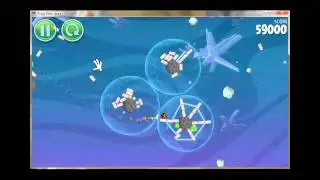 ANGRY BIRDS SPACE 2-1 3 Stars HIGHSCORE Walktrough How to Tutorial