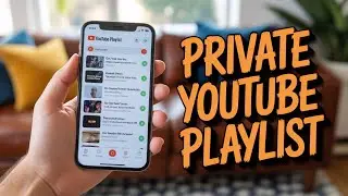 Как сделать публичный плейлист на YouTube приватным на телефоне