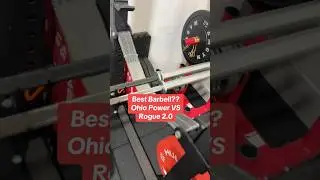 Rogue Ohio Power Bar VS Rogue 2.0 Bar Review #homegym #garagegym