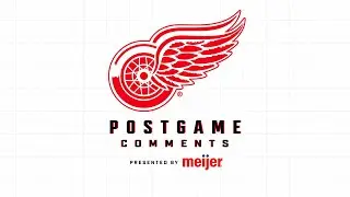 Meijer Post Game Comments | BOS vs. DET - 1/2/22