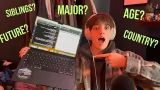 ASMR Q&A⭐️ (tapping triggers throughout)