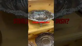 Sterling Wallace serving dish? #silver #antique #thrift