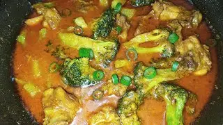 chicken broccoli curry recipe😋😋😋😋