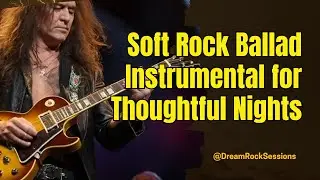 Soft Rock Ballad Instrumental for Thoughtful Nights Slow ambient guitar tones