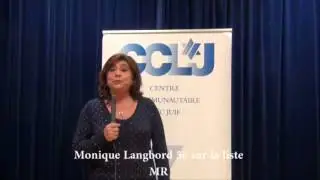 Elections communales 2012 - Monique Langbord (MR)