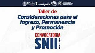 “Consideraciones para el Ingreso, Permanencia y Promoción
