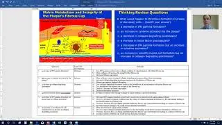 Lesson 2   Thinking Review Questions - Fibrous Cap and Thrombus