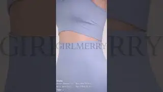 GIRLMERRY Summer new vest with shorts yoga fitness seamless two-piece set Wholesale HA000390
